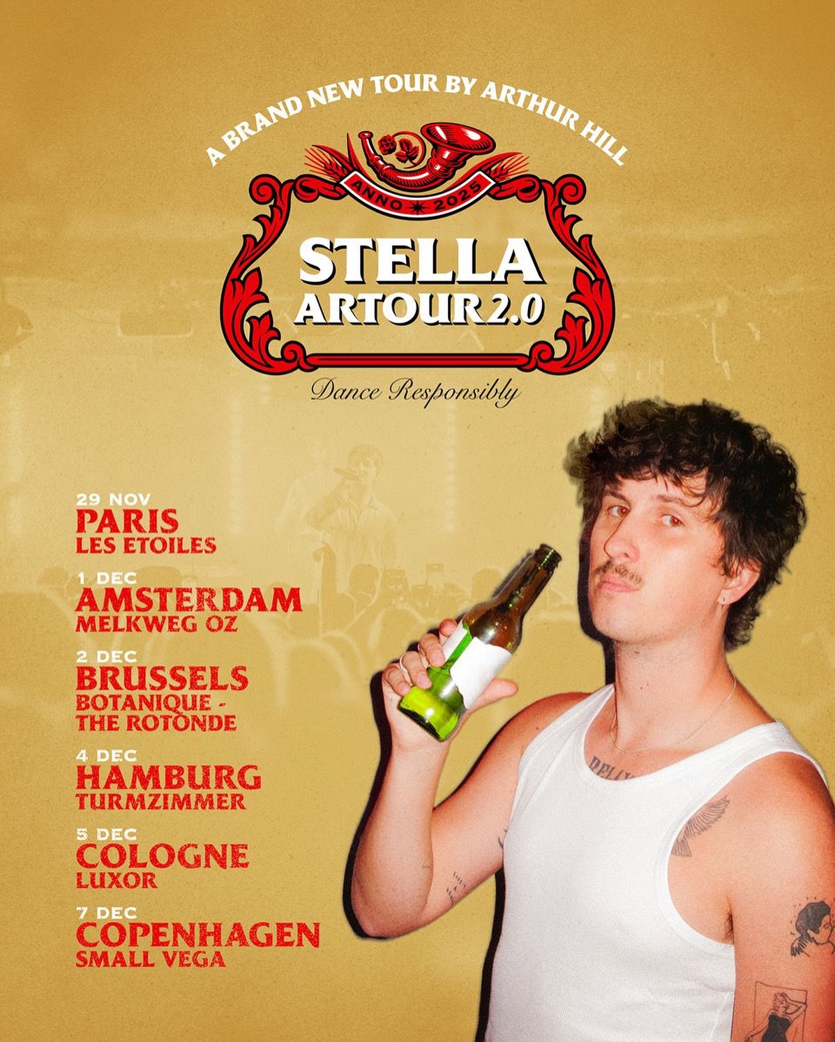 Arthur Hill Tour Poster 2026